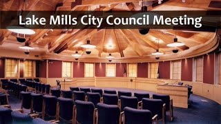 Lake Mills City Council Meeting - January 21st, 2025