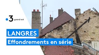 Langres : effondrements d'immeubles dans le centre historique, inquiétude chez les habitants