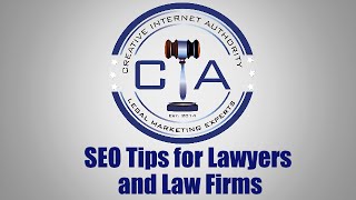 Legal Marketing - SEO Tips for Lawyers and Law Firms
