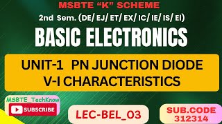 Basic Electronics|Unit-1 Application Of Diode| BEL| MSBTE Diploma K Scheme| 2nd Sem| EX,EJ,E_ lec-02