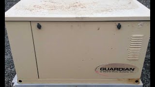 Generac Guardian 7KW Generator Brush Replacement-Propane-Starts Stops Immediately-No Voltage Output