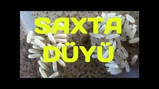 Saxta Düyü Görün Nədən Hazırlanır!!! (Kitayski Düyü)