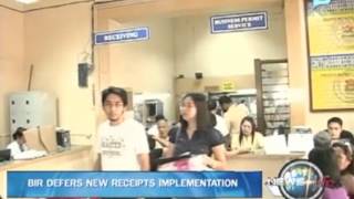 NewsLife: BIR defers new receipts implementation