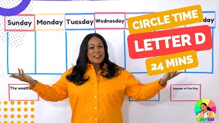 Circle Time with Ms. Monica - Songs for Kids, Letter D, Number 2 - Episode 7