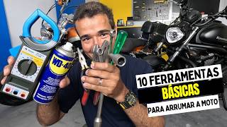 10 FERRAMENTAS BÁSICA PARA MANUTENÇÃO DA MOTO EM CASA