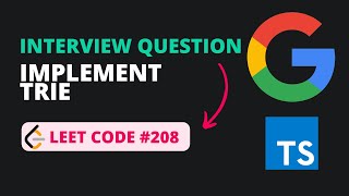 Implement Trie - Leet Code 208 - TypeScript