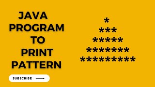 Java Program to Print Full Triangle Pattern | Java Nested For Loop