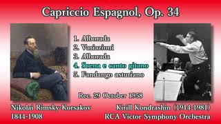 Rimsky-Korsakov: Capriccio Espagnol, Kondrashin & RCAso (1958) リムスキー＝コルサコフ スペイン奇想曲 コンドラシン