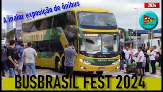 Ônibus saindo BusBrasil Fest 2024