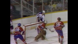 1980-81 Gretzky 5 points vs Habs, Oilers win 9-1