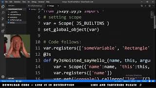 Run JavaScript from Python