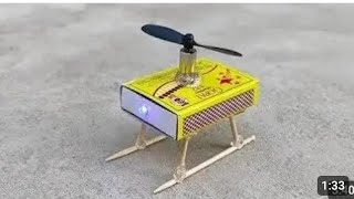 Matchbox Helicopter DIY Simple Steps to Your Own Chopper || Build a Helicopter with Matchbox: