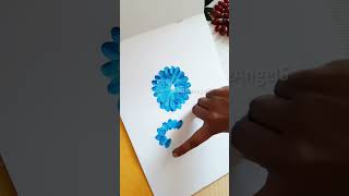 😱വിരൽ കൊണ്ട് പൂക്കൾ വരക്കാം🤩#shorts #trending #viral #creativeangels #fingerpainting #flowerpainting