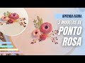 🧵 Ponto Rosa 🌹 Variação do Ponto | Bordado Livre | Vídeo 59