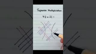 The Insane Japanese Method of Multiplication 🤩✨