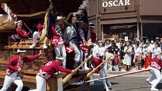 岸和田市制100年 岸和田祭 特別曳行04：紙屋町・五軒屋町・中北町・大北町・中町・大手町