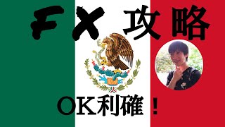 【メキシコペソ円でFX攻略！】4H足下降第２波中、1H足上昇第５波に突入か？