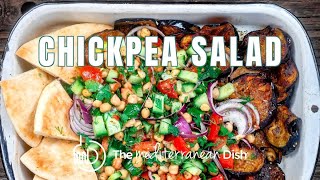 Loaded Chickpea Salad Recipe | The Mediterranean Dish