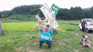 虫追い（青森県田子町飯豊地区）