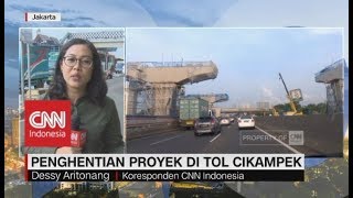 Penghentian Proyek di Tol Cikampek - Live Report : Dessy Aritonang, Koresponden CNN Indonesia