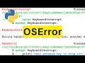 OSError | Python | Tutorial