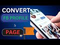 Latest! How to convert Facebook Profile to Page in 2024 | Facebook Account to Page