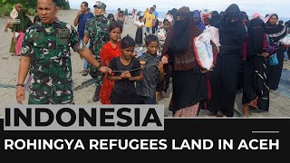 Boats with over 200 Rohingya refugees land in Indonesia's Aceh