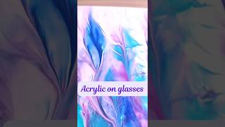 How to do dip technique on glasses @maliscolorfulwonders2164 #art #shorts #diy