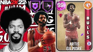 DARK MATTER ARTIS GILMORE GAMEPLAY! THE TOP CENTER IN NBA 2K22 MyTEAM BUT IS HE WORTH LOCKING IN?