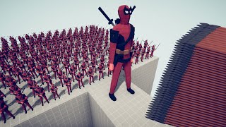 100x DEADPOOL + GIANT vs EVERY GOD | Totally Accurate Battle Simulator TABS