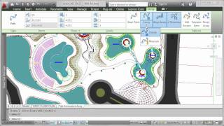 AutoCAD 2012 - Path Array