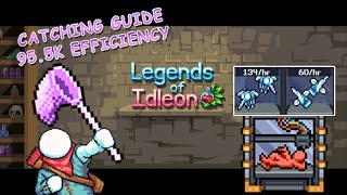 Legends of idleon Catching build | idleon catching guide | 95.5k efficiency catching, 3D samples.