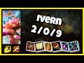 KOREAN Challenger Ivern JUNGLE (2/0/9) vs LILLIA Gameplay Replay - Patch 10.20