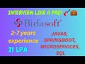 🔔 3-7 Years Interview Experience | Java | Spring Boot | Microservices | Java 8