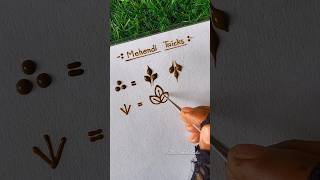 Tips and tricks for leaf mehndi design|| #mehndi​ #leaf​ #art​ #trending #shorts​ #ytshorts​
