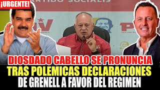 DIOSDADO CABELLO SE PRONUNCIA TRAS DECLARACIONES DE GRENELL A FAVOR DEL REGIMEN DE MADURO