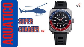 ТРИТИЙ / 1000 метров / GMT / Aquatico Super Charger GMT