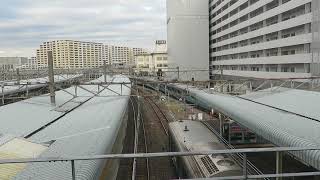 根岸線・大船駅に到着（JR Negishi Line）