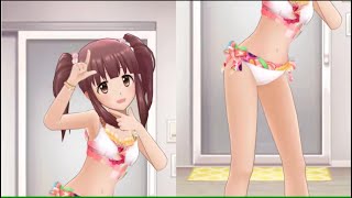 [リクエスト]あこがれステッチ（緒方智絵里）【オリジナル水着（デレステ版ドレスオーダー）デレステ 3DMV】