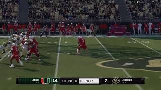 EaseNCAA 2nd League Year 2 Week 0 Miami Vs Colorado