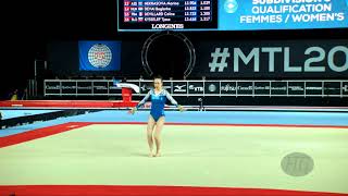 MURTO Helmi (FIN) - 2017 Artistic Worlds, Montréal (CAN) - Qualifications Floor Exercise