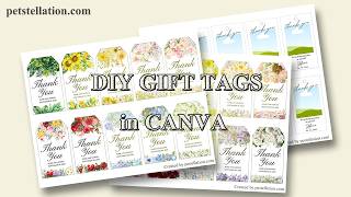 Canva Gift Tag Tutorial | How to Customize Printable Tags in Canva ( Easy Customization Tutorial )