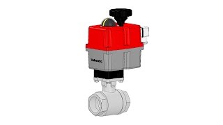 Valworx Electric Actuated Stainless Steel Ball Valves