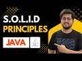 SOLID Principles Full Course in Java | SRP, OCP, LSP, ISP, DIP Explained