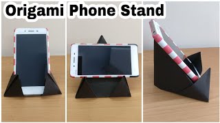 How To Make Paper Mobile Stand | DIY | Origami Phone Stand/ Holder