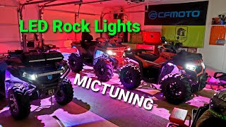 LED Rock Lights on 2020 CFMOTO CFORCE 800 600 500 | MICTUNING LED