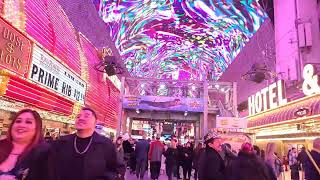 Whats it like New Years Eve on Fremont Street Las Vegas? Check this out! #subscribe #concert #video