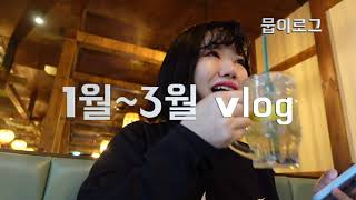 [일상vlog]여긴 무더위인데 영상은 추운 겨울이다|2월 생일파티|김말이|문래|알콜로 달래는속|