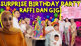 MAMA RIETA KE SURPRISE BIRTHDAY PARTY RAFFI\u0026GIGI BANGGA BGT AJJA NYANYI LAGU SPECIAL UNTUK PAPA MAMA