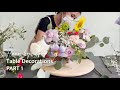 Florist Vlog #23 / PART 1- Table Decorations/ Going to Flower Supplier / Centerpiece Arrangement